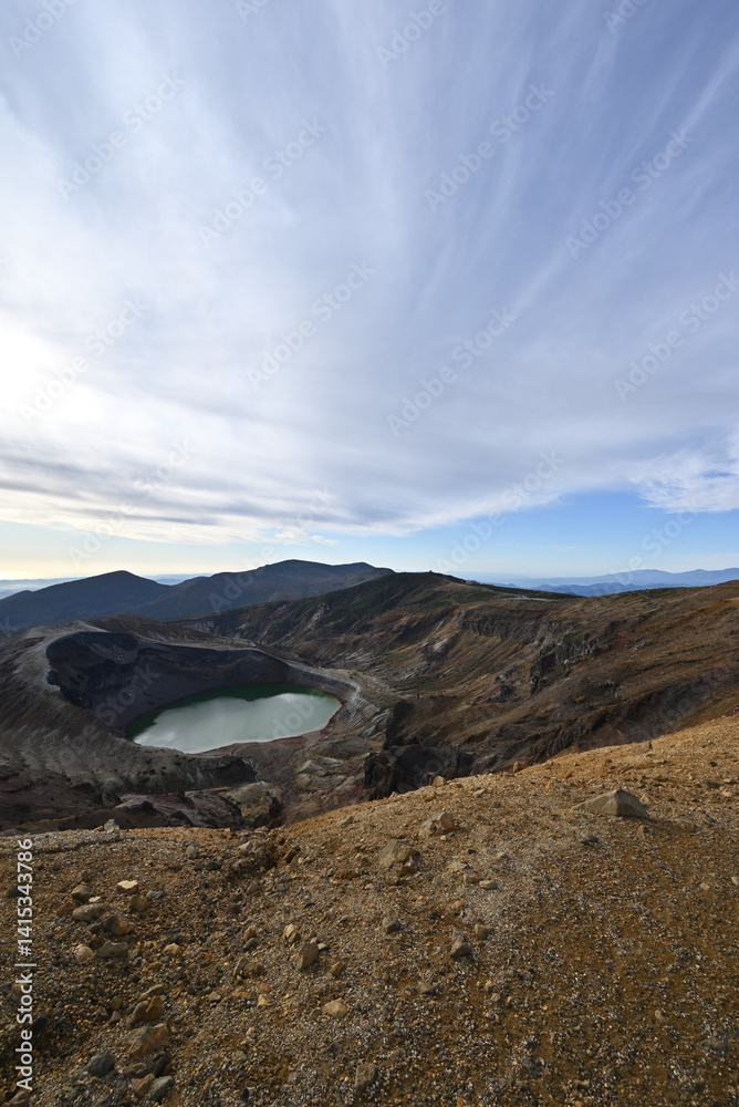Zao mountain ridge, Miyagi, Yamagata, Japan