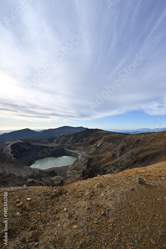 Obraz na płótnie Zao mountain ridge, Miyagi, Yamagata, Japan w salonie