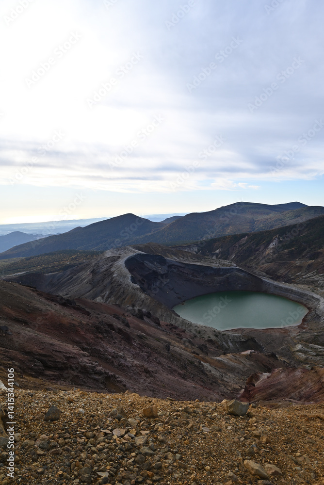 Zao mountain ridge, Miyagi, Yamagata, Japan