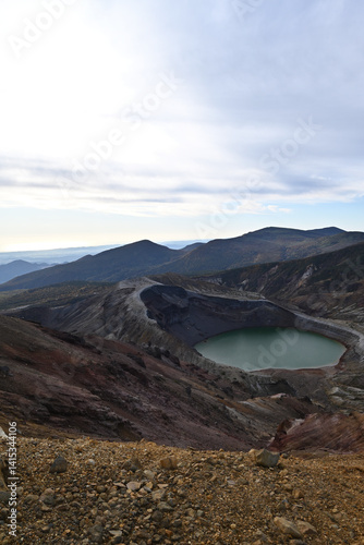 Obraz na płótnie Zao mountain ridge, Miyagi, Yamagata, Japan w salonie