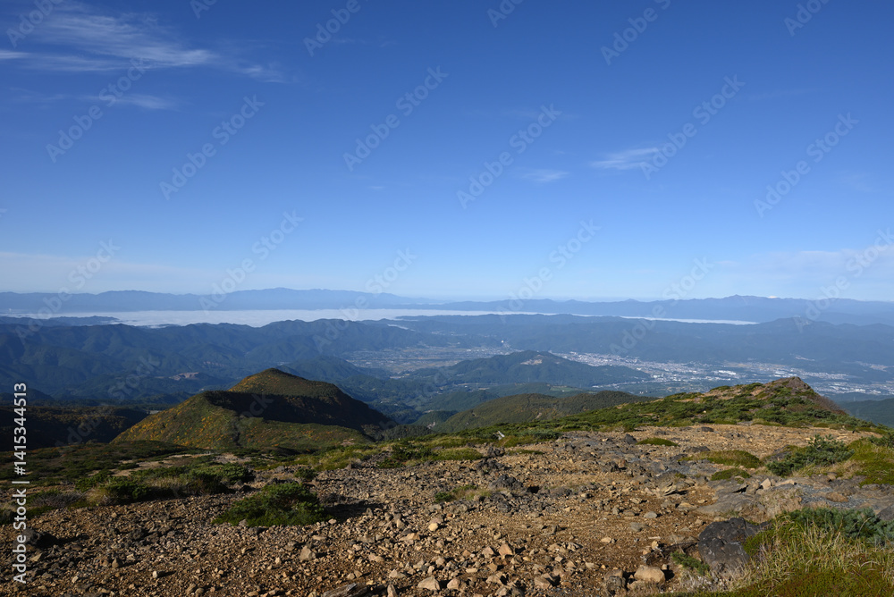 Zao mountain ridge, Miyagi, Yamagata, Japan