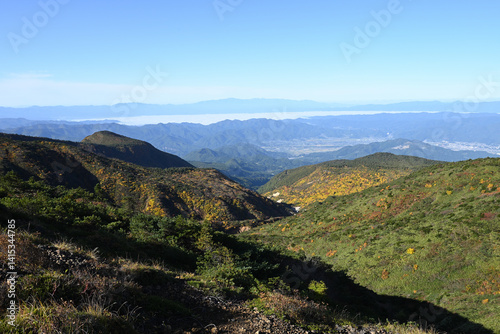 Obraz na płótnie Zao mountain ridge, Miyagi, Yamagata, Japan w salonie
