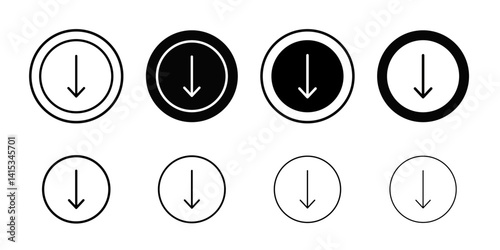 submit progress icon Black and white outline vector