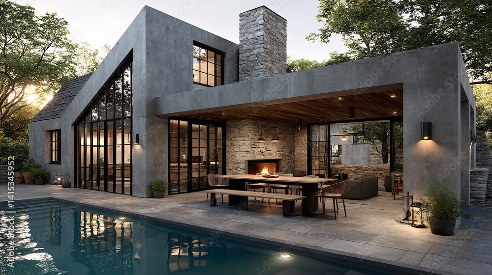 Modern Architectural Gem with Exquisite Outdoor Living Space
