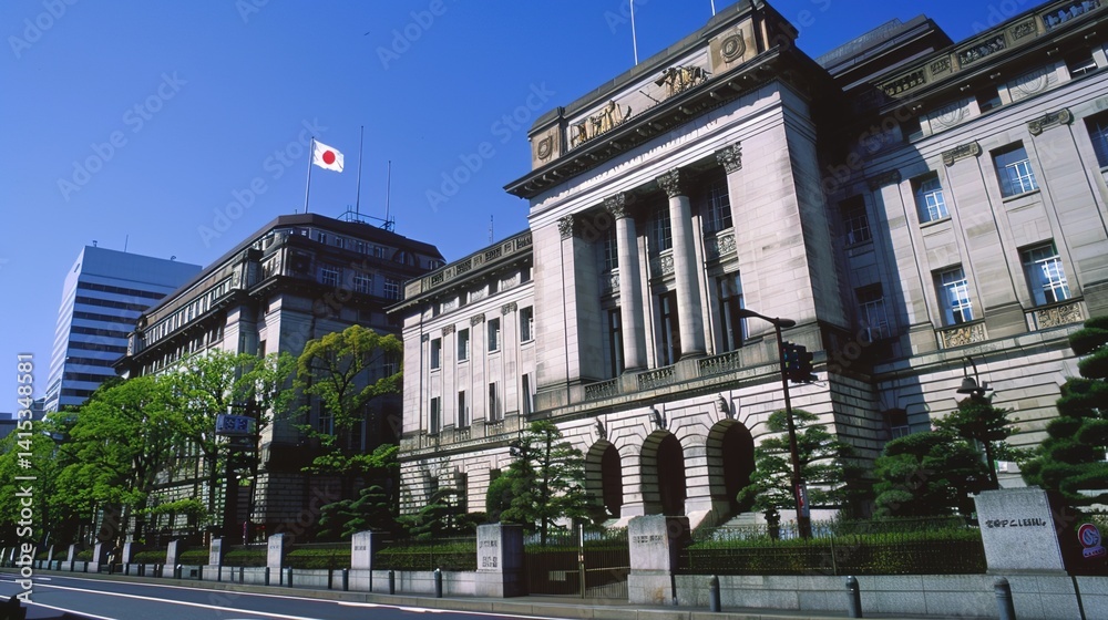 Naklejka premium Monetary Policy: Navigating Economies through Interest Rates and Liquidity Management