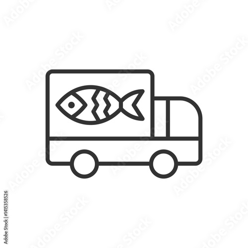  Fish Delivery Track  Icon