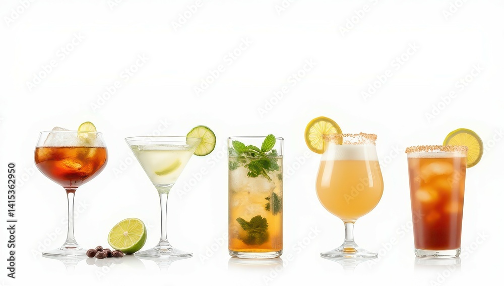 Five Refreshing Cocktails with Citrus and Mint