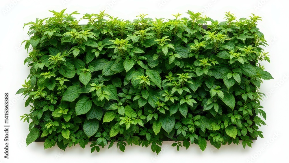 Obraz premium Lush Green Vertical Garden Panel