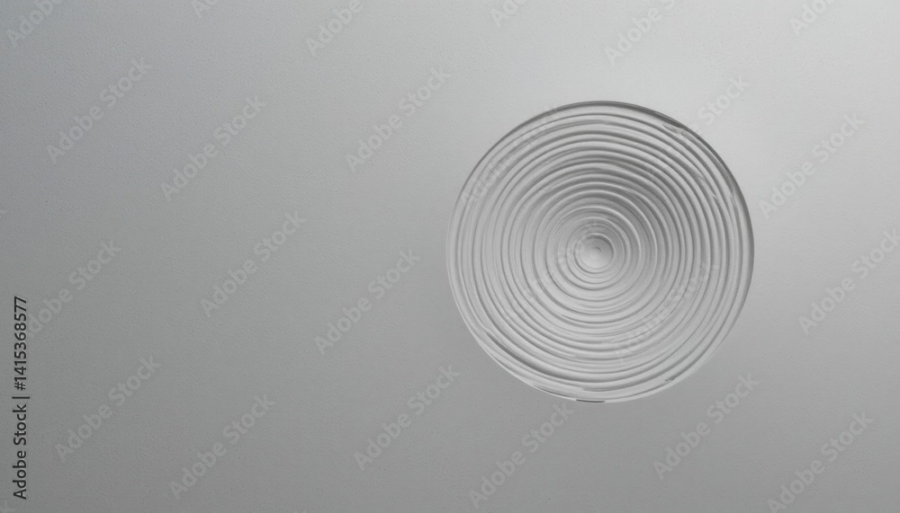 Fototapeta premium Abstract ripple effect digital art visual representation minimalist environment close-up view conceptual design for modern aesthetics