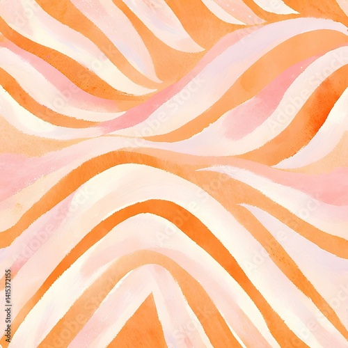 cute orange pattern background
