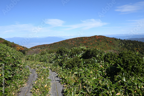 Zao mountain ridge, Miyagi, Tochigi, Japan