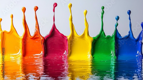 Vibrant Color Splashes