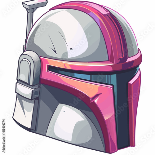 vector illustration of a Spartan helmet
