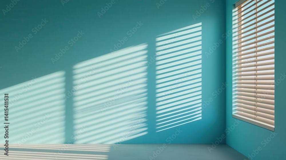 Obraz premium Automated climate control system syncing with smart blinds and windows for maximum efficiency