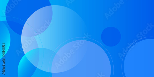 Abstract bright blue circles background with circle lines background design. Vector illustration for presentation design. Can be used for business, corporate, institution, party, festive, seminar. 