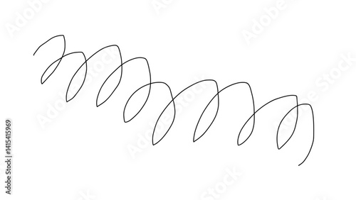 Hand-drawn scribbles in a whimsical style on a white background  