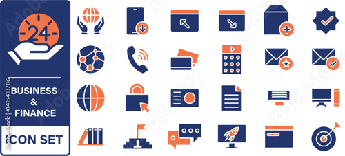Business and office web icons in line style. Money, bank, contact, infographic. Icon collection. Vector illustration Free Download Business and office web icons in line style. Money, bank, contact, infographic. Icon collection. Vector illustration - GFXLoad
