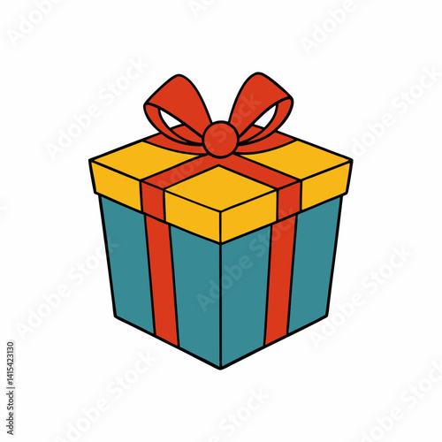 gift box isolated on white