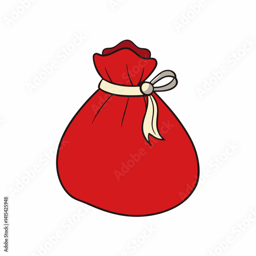 santa s sack vector 