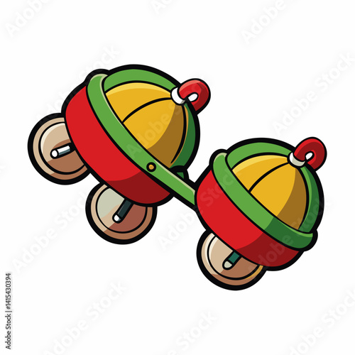 sleigh bells vector 