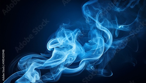 Wallpaper Mural smoke on black background Torontodigital.ca