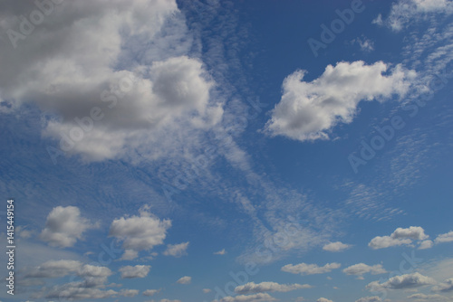 clouds on a clear day