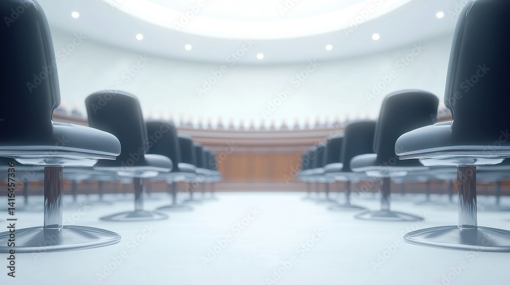 Double Jeopardy Explored, a conceptual representation of two courtrooms layered together, featuring opposing juries observing a single trial, highlighting the complexities of justice Double Jeopardy Explored, a conceptual representation of two courtrooms layered together, featuring opposing juries observing a single trial, highlighting the complexities of justice