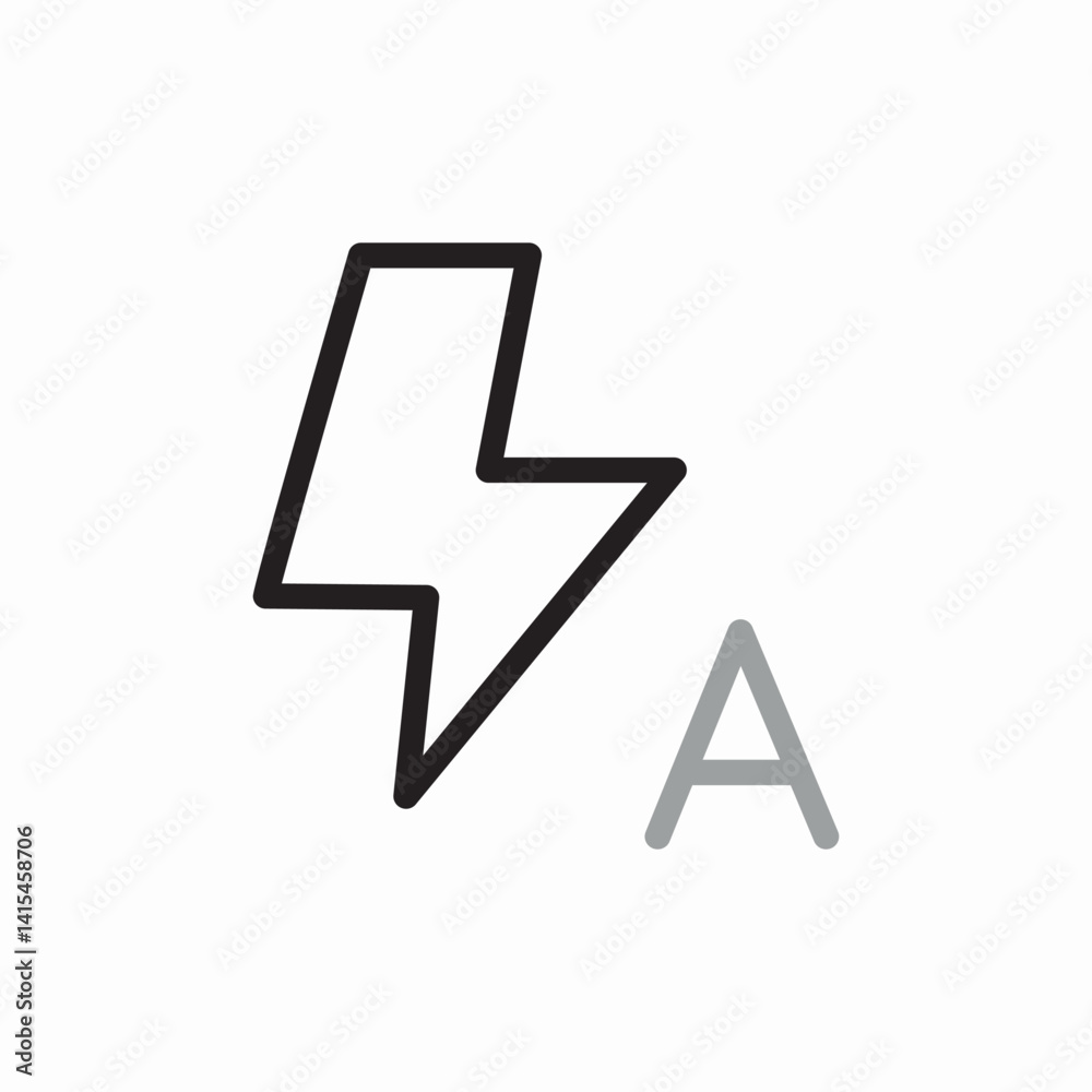 auto flash light icon vector auto flash light icon vector
