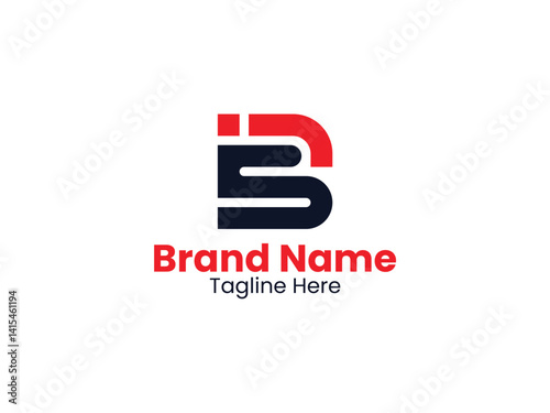 Initial letter IS logo or SI logo vector design template. Red and  Black color IS logo, letter SI , IS logo, SI, letter SI, SI logo