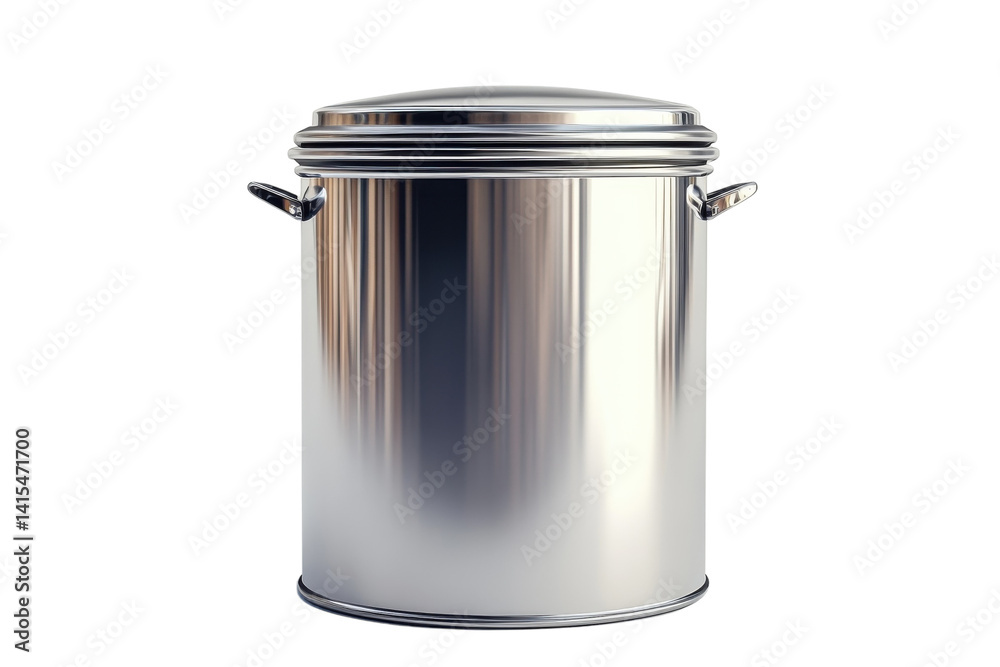 Shiny Stainless Steel Stock Pot with Lid and Handles Professional Kitchenware 3D Render on Black Background Ideal for Restaurant on transparent background Shiny Stainless Steel Stock Pot with Lid and Handles Professional Kitchenware 3D Render on Black Background Ideal for Restaurant on transparent background