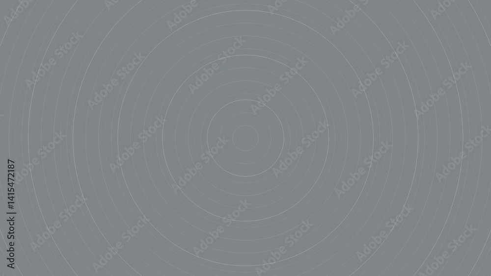 Fototapeta premium Abstract grey concentric circles background. A subtle, neutral, and textured design