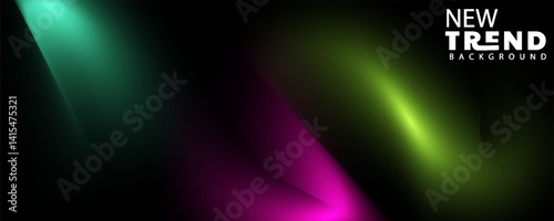 neon abstract background, Abstract blurred gradient fluid vector background design wallpaper template with dynamic color, waves, and blend. Futuristic modern backdrop design for business, presentation