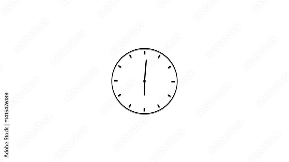 Abstract Clock icon isolated . Time icon symbol isolated animation .clock icons. Abstract Clock icon isolated . Time icon symbol isolated animation .clock icons.