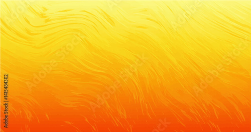 A vector illustration featuring a gradient background transitioning from orange at the bottom to yellow at the top. Overlaying the gradient are numerous thin, diagonal lines in a lighter shade of yell