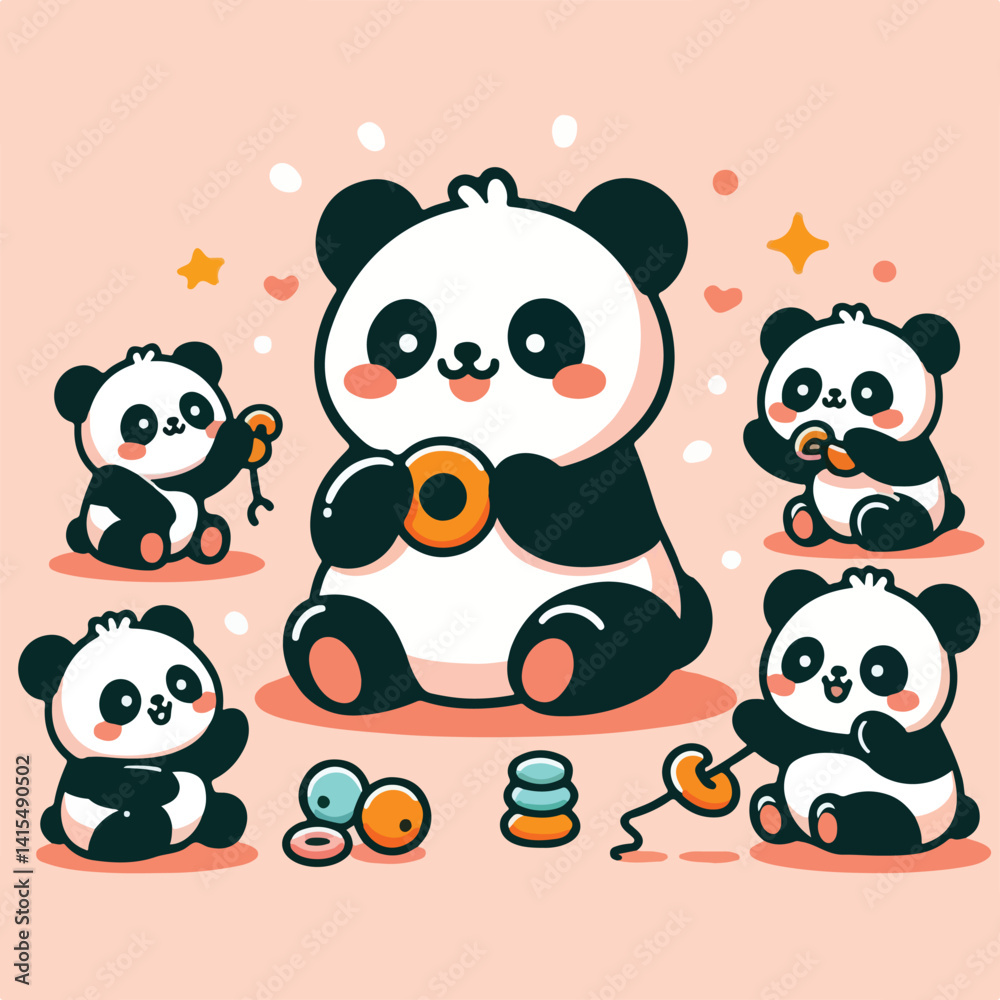 cute pan vector image cute pan vector image