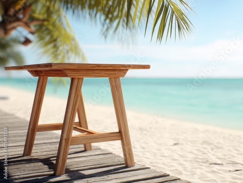 Minimalist Tropical Vibes with Soft Morning Light and Natural Shadow Background for Aesthetic Modern Branding