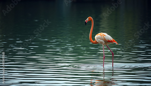 Wallpaper Mural A Rare and Stunning Sight: Flamingos Grace the Danube River with Their Elegant Presence, Captivating Birdwatchers and Nature Enthusiasts Along One of Europe's Most Iconic Waterways Torontodigital.ca