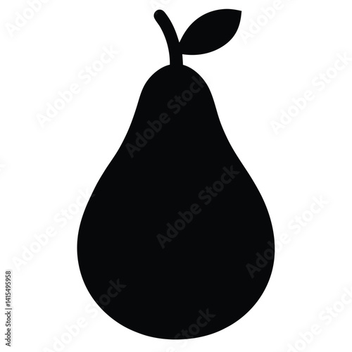 pear fruit vector icon.eps