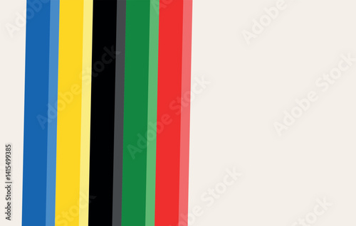 Bright background with colored lines, colorful striped background.