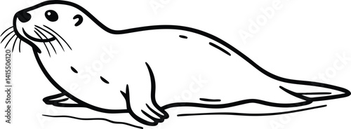 polar bear on the rock