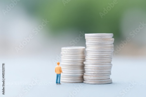 portrait featuring diverse individual set against blurred background exemplifies financial discipline