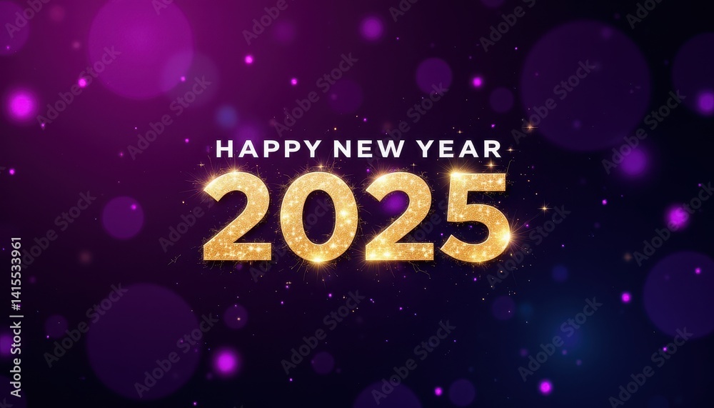 Happy New Year 2025 graphic