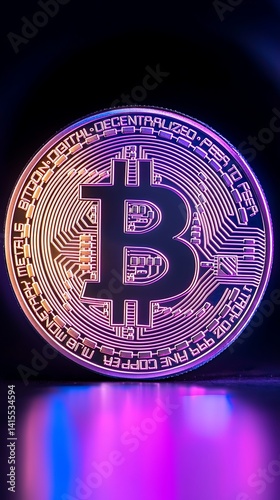 Bitcoin Crypto Digital Currency photo
