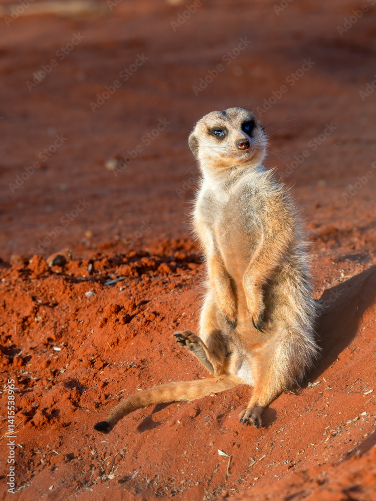 Fototapeta premium Erdmännchen (Suricata suricatta)