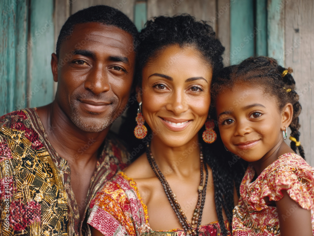 african family smiling
