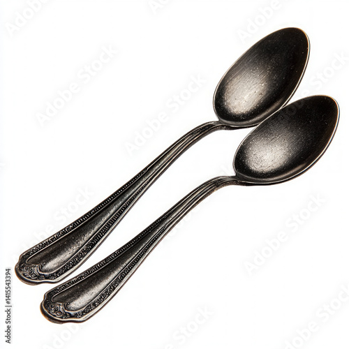 spoon fork isolated