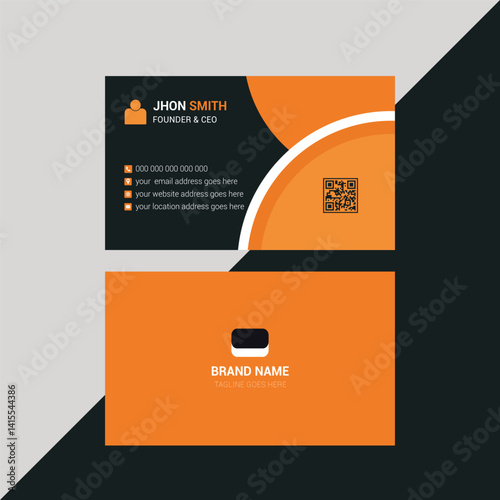 Modern Minimalist Business Card Template