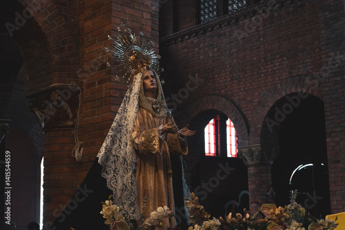 Good Friday, Holy Week procession, traditional Catholic celebration. 