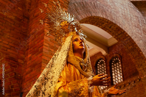 Resurrection Sunday, Holy Week procession, traditional Catholic celebration 