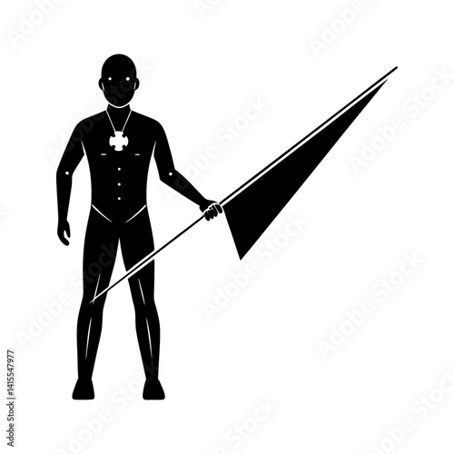 Medical Laser silhouette vector